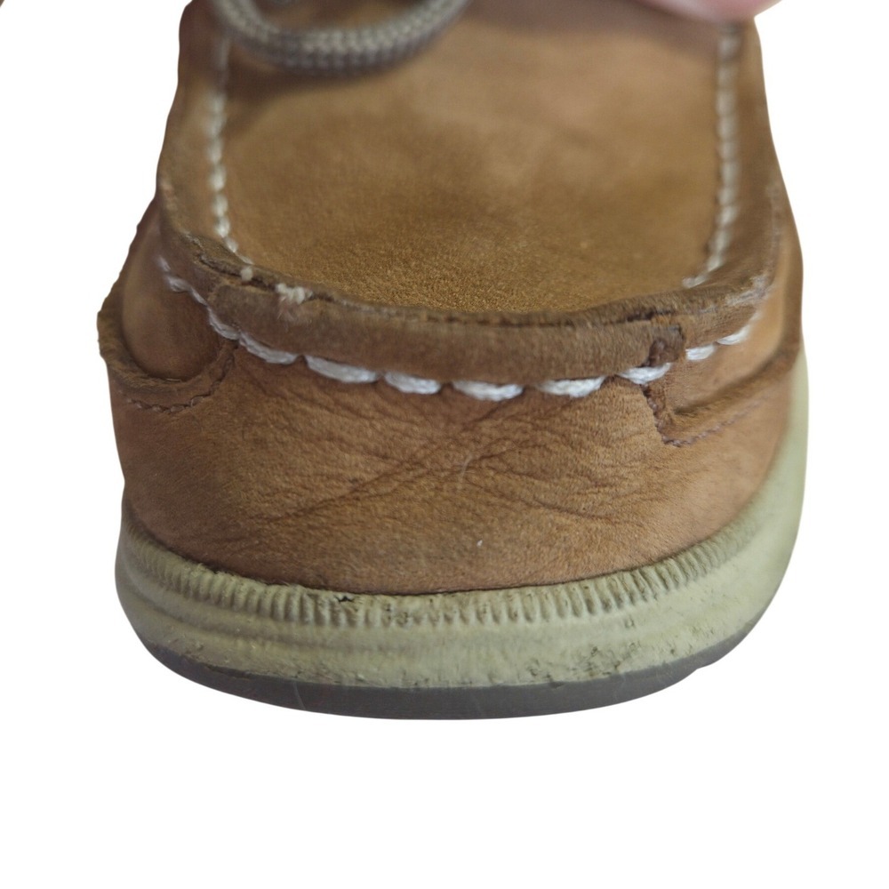 Sperry Top-Sider Kids Billfish Tan Leather Mesh Boat Shoes YB46122A Size 2M - Picture 3 of 8
